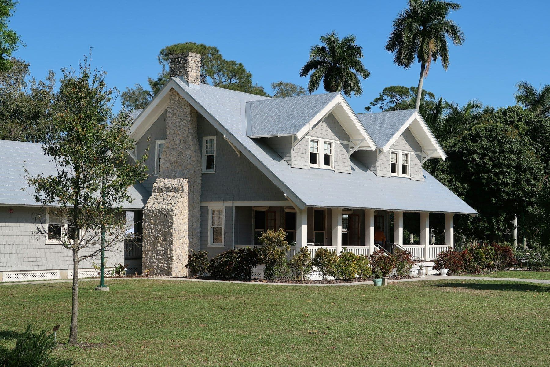 Family house with a garden